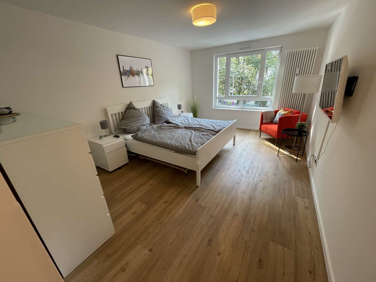 Mainz: Karoline Stern Platz, helles Apartment mit hochwertiger Ausstattung. 